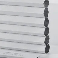 Pure White blackout honeycomb fabric detail
