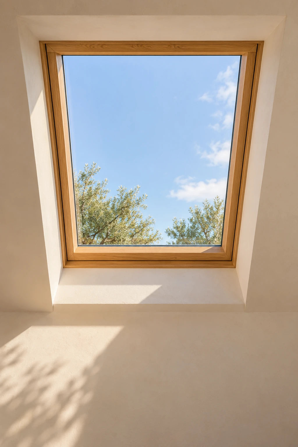Illustrative overhead window opening; not a measurement diagram